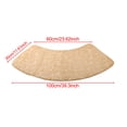 thumbnail image 3 of New Practical Shower Laundry Room Living Room Shower Mat Absorbent Bathroom Accessory Curved Shower Soft Washable, 3 of 10