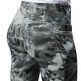 thumbnail image 3 of Women's MSX by Michael Strahan Black Miami Dolphins Aubrey Tie-Dye Leggings, 3 of 4