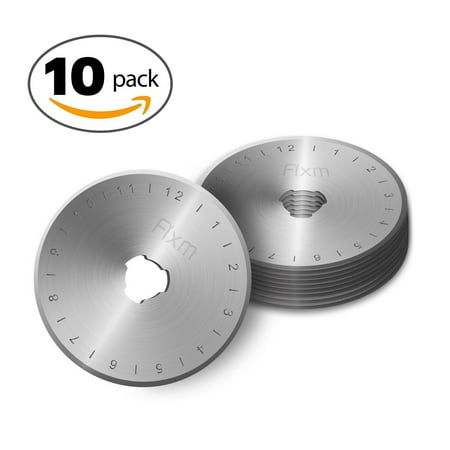 blades rotary fiskars cutter replacement fixm martelli 10pcs olfa 45mm truecut case