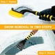 thumbnail image 4 of Raspador de hielo y cepillo para nieve 2 en 1, raspador extraíble con mango suave antideslizante para parabrisas y ventanas de automóviles (cerdas ABS, PVC, 64 cm), 4 of 5
