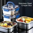 thumbnail image 3 of CIYISON Multipurpose Stainless Steel Food Holder Case Lunch Box with Lid for Daily Use, 3 of 8