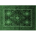 thumbnail image 1 of Ahgly Company Indoor Rectangle Persian Emerald Green Traditional Area Rugs, 7' x 9', 1 of 4