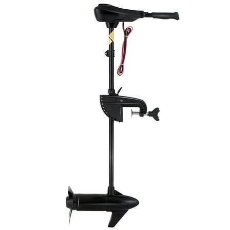 Costway New 55lbs Freshwater Transom Mounted Trolling Motor 36" Shaft