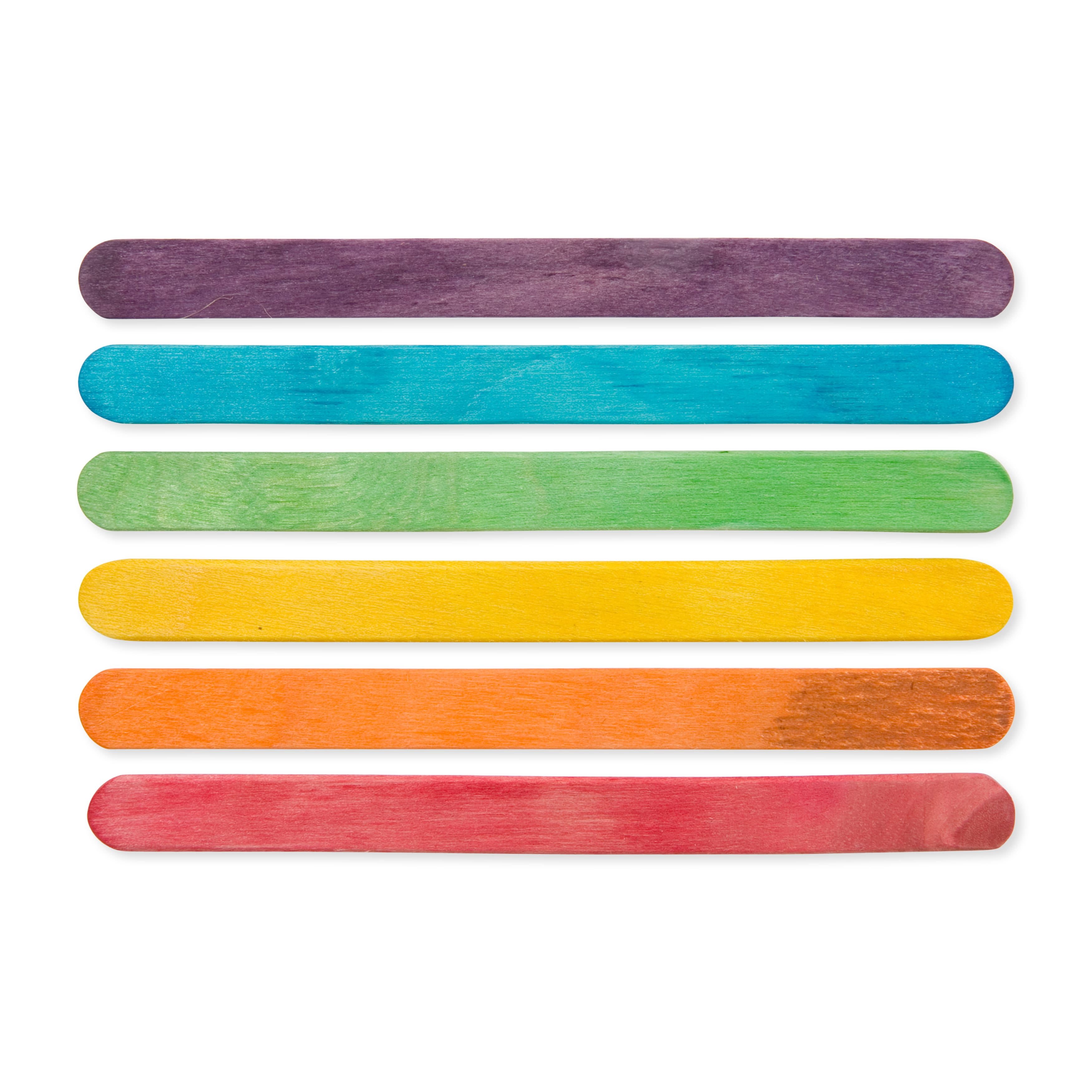 12 Packs: 450 ct. (5,400 total) 4.5" Multicolor Craft Sticks by Creatology