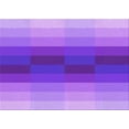 thumbnail image 1 of Ahgly Company Indoor Rectangle Patterned Violet Purple Area Rugs, 4' x 6', 1 of 6