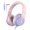 Gradient Pink, variant on Kids Wired Over-Ear Headphones with Microphone, Built-in 85dB / 94dB Volume Limit, Safe Hearing Protection for Children, Suitable for Online Classes, Learning and Entertainment