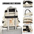 thumbnail image 4 of Baby Deer and Green Leaves Travel Laptop Backpack Casual Daypack Lightweight Bookbag Compartment for Business, 4 of 7