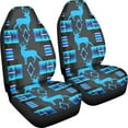 thumbnail image 3 of Xoenoiee Blue American Native Geometric Deer Print 2 Pack Auto Seat Cover Accessories Car Front Seat Covers Universal Bucket Automotive Seats Protector for Cars SUV Van, 3 of 6