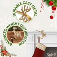 thumbnail image 3 of Split P Jumping Deer Stocking Hanger - Set of 2, 3 of 5