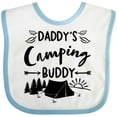 thumbnail image 3 of Inktastic Daddys Camping Buddy Boys or Girls Baby Bib, 3 of 4
