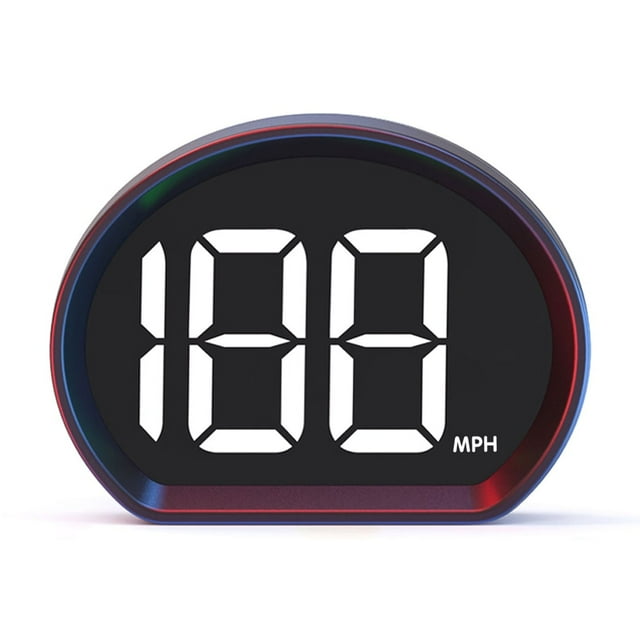 Mistaha 3-inch GPS Heads-Up Display with MPH Speed Display - White Font - Easy Installation and Correct Use Instructions