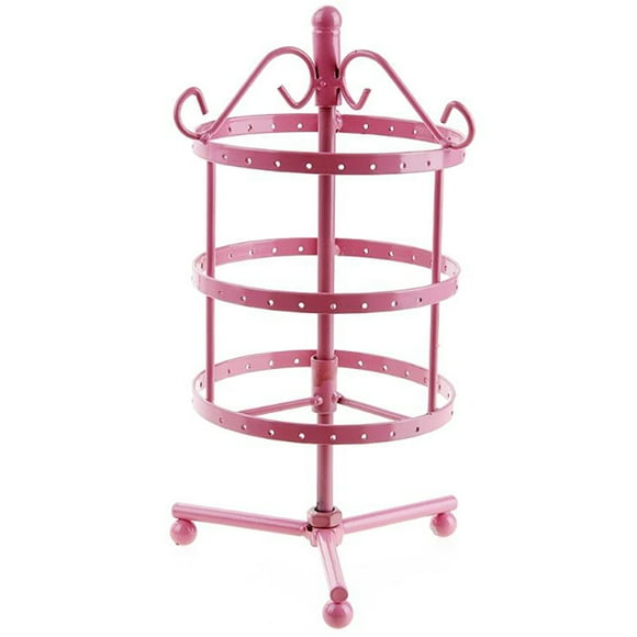 Jewelry Hanger 72-Hole Rotatable Elegant Earring Holder Earring Display Holder