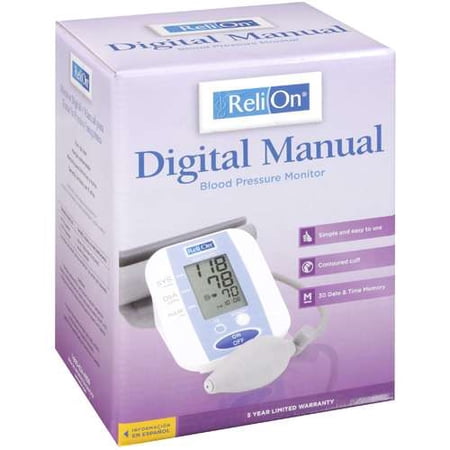 Relion: Digital Manual Blood Pressure Monitor