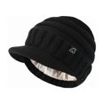 thumbnail image 1 of wonima44 Beanie Hats for Women Men Satin Lined Winter Hats for Women Slouchy Beanies Satin Lined Beanie with Brim Visor, 1 of 1