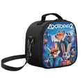 thumbnail image 2 of Zootopia Insulated Lunch Bag Cartoon Backpack, Reusable Thermal Cooler Tote for School Picnic Travel, Water Resistant Zipper Lunch Box Carry Bag Large Capacity Reusable Cooler Bag CZX9-2, 2 of 6