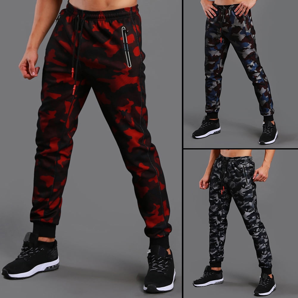 XWQ - XWQ Men Camo Ankle Tie Drawstring 