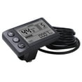 thumbnail image 2 of S866 Electric Bike LCD Display, IP65 Waterproof Electric Bike LCD Display Panel ABS Durable  For 22.2mm/0.9in Handlebar, 2 of 8
