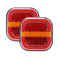 thumbnail image 1 of Visland 2Pcs LED Trailer Rear Lights Kit Super Bright High Lumens Universal Simple Installation Brake Lights Trailer Truck Taillight, 1 of 8