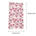 thumbnail image 3 of LACKUST Pink Lollipop Heart Beach Towel - Oversized 90x180cm, Absorbent, Lightweight for Beach, Gym, Travel, Family-Friendly Design, 3 of 3