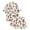 R598 C, variant on Bjutir Girl Pajamas Casual Christmas Printed Button Down Collar Short Sleeve Top Shorts Pajama Set Crew Neck Cute Print Kids Sleepwear,2-3 Years