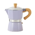 thumbnail image 2 of Coffee Pot, Moka Pot Italian Coffee Maker 3 cup/5 OZ Stovetop Espresso Maker for Gas or Electric Ceramic Stovetop Camping Manual Cuban Coffee Percolator for Cappuccino or Latte, 2 of 11