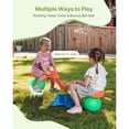 thumbnail image 5 of Kids 360 Degree Rotating Seesaw Teeter Totter with Handles 55 lbs Load Capacity per Seat Outdoor Playground Equipment for Children Aged 3 Plus Multi Colored, 5 of 7