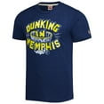 thumbnail image 2 of Unisex Homage Navy Memphis Grizzlies Hometown Hyper Local Tri-Blend T-Shirt, 2 of 3