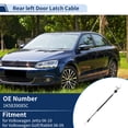 thumbnail image 2 of Cable de pestillo de puerta Unique Bargains No.1K5839085C para Volkswagen Jetta 05 Trasero Izquierdo, 2 of 6