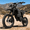 Black—17"/14" wheel, variant on Qronge Electric Dirt Bike for Adults 50 mph Max Speed X1 Spark E-Bike 4500W Peak Mid-Drive Motor 60V 28.8AH Battery up to 60Miles Range off Road Ebike 14"/12" Fat Tire E-Mountain Bike, UL2849 by SGS