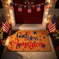 thumbnail image 4 of 250th Anniversary Of Independence Imitation Coir Doormat And Entryway Floor Mat, 4 of 6