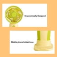 thumbnail image 6 of Portable Handheld Fan, Rechargeable USB Fan with Strong Wind and Low Noise, Compact Fan for Dormitory, Outdoor, Travel, and Summer, Lightweight, Silent Cooling Fan for Work and Study, 6 of 7