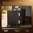 thumbnail image 5 of CAMMOO 82QT Heavy Duty Cooler Chest & Insulated Food Carrier with Wheels, Front-Loading Catering Hot Box Food Warmer for 5 Full-Size Pans (NOT Included), Black, 5 of 9