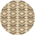 thumbnail image 1 of Ahgly Tapis d'Intérieur Lavable en Machine Carré Transitionnel Kaki Or, 3 Pieds Carré, 1 of 7