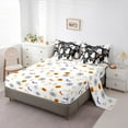 thumbnail image 5 of Castle Fairy Halloween Skull 7-Piece Twin Bedding Sets for Children,Bow Ghost Bedding Comforter Set,Gothic Style Breathable Sheet Sets,Super Cozy Room Decor, 5 of 8