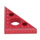 thumbnail image 1 of Regla De Medida De ángulo Recto De 3 Pulgadas, Regla Cuadrada Triangular De aleación De Aluminio Gruesa Para Carpintería, Liviana Y Portátil, Lectura Precisa Y Uso, 1 of 7