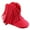 Red, variant on Newborn Toddler Tassel Boots Baby Infant Boy Girl Soft Soled Winter Shoes