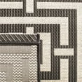 thumbnail image 3 of Pemberly Row Polypropylene Black Indoor Outdoor Rug - Runner 2'3" x 8', 3 of 4