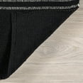 thumbnail image 5 of Rugs USA Bergamot Striped Cotton Area Rug, 8' x 10', Bergamot Black, 5 of 6