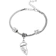 thumbnail image 2 of KEVCHE Mother Daughter Heart Adjustable Bracelet, 6-8 inches, 2-Piece, 2 of 3