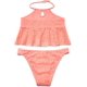 thumbnail image 2 of Girls Lindo Halter Ruffle Bikini Playa Trajes de baño Cuello Alto Ganchillo Trajes de baño de Dos Piezas Naranja 12 Años Naranja 12 Años Xishao ropa, 2 of 2