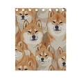 thumbnail image 5 of Dogs Shiba Inu Curtains Black Out 63 Inch Length Curtains for Sliding Glass Doors Bedroom Living Room 2 Panels Set, 5 of 5