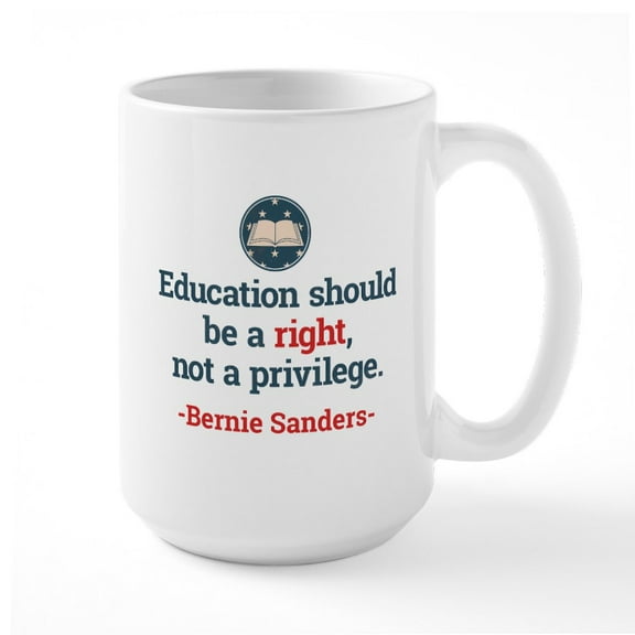 CafePress - Education Bern Large Mug - 15 oz Ceramic Large White Novelty Mug