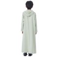 thumbnail image 3 of Lime Green Boy Girl Hoodies for Children Boy Girl Fall Winter Long Sleeve Victorian Muslim Hooded Renaissance Peasant Basic Steampunk Hoodies Coats Robes Robe Child 2025 Clothes 5 Years, 3 of 9
