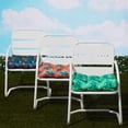thumbnail image 6 of Duck Covers 19" x 19" Orange and Blue Square Chair Outdoor Seating Cushions (2 Pack), 6 of 8