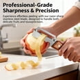 thumbnail image 4 of 2026 New Wooden Peeler, Kitchen Tool, Stainless Steel 2-in-1 Multifunctional Wood Handle Vegetable Peeler with Bottle Opener for Kitchen Fruit & Veggie Prep, 4 of 8