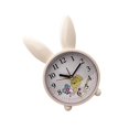 thumbnail image 1 of relayinert Cute Rabbit Deer Shaped Alarm Clock for Bedroom Nordic Style Playful and Endearing Yellow Rabbit 1Set, 1 of 6