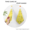 thumbnail image 4 of Lemons on Yellow Towels for Bathroom, Kitchen, Gym, Towels, Soft, Highly Absorbent, Hanging Towel with Hanging Eyelet, 4 of 8
