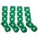 thumbnail image 1 of 2 pares de calcetines de algodón de tubo medio con patrón de trébol, calcetines deportivos transpirables para adultos, 1 of 5