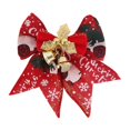 thumbnail image 2 of 6 Pack Christmas Tree Bows,Linen Bowknot Wreath Bow with Jingle Bells for Christmas Garland Tree, Crafts, Wrapping, Wreath Xmas Hanging Ornaments Decor, 2 of 9