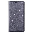 thumbnail image 6 of Allytech Galaxy S24 Ultra Wallet Case Bling Glitter Design, Slim PU Leather Cards Holder Flip Stand Cover for Girls Women Shockproof Wallet Case for Samsung Galaxy S24 Ultra - Gray, 6 of 8